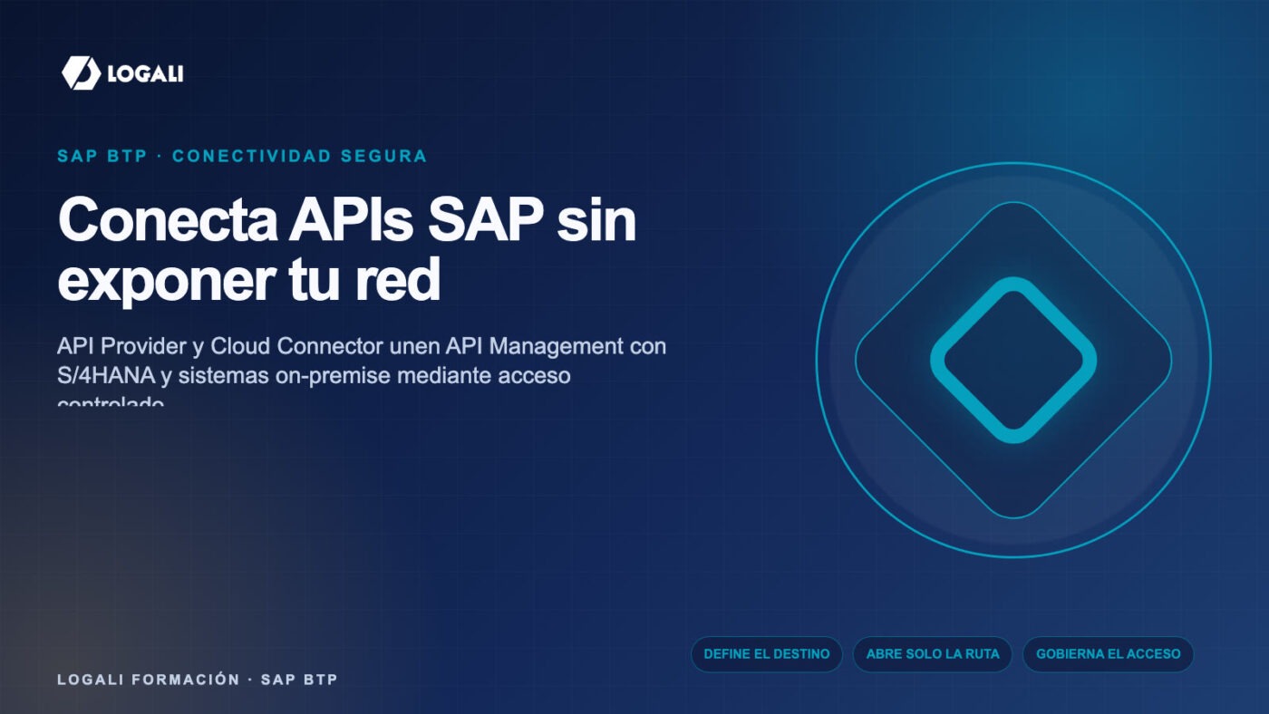 API Provider y Cloud Connector: conecta APIs SAP sin exponer tu red - portada