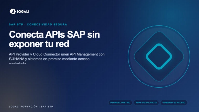 API Provider y Cloud Connector: conecta APIs SAP sin exponer tu red
