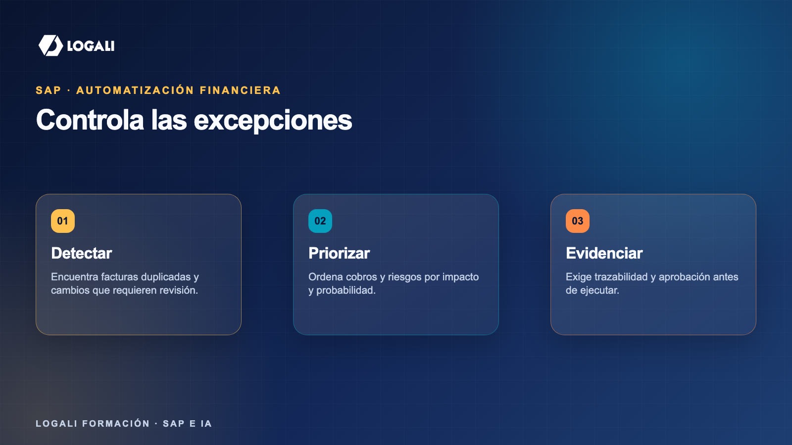 Conceptos clave sobre controles financieros SAP