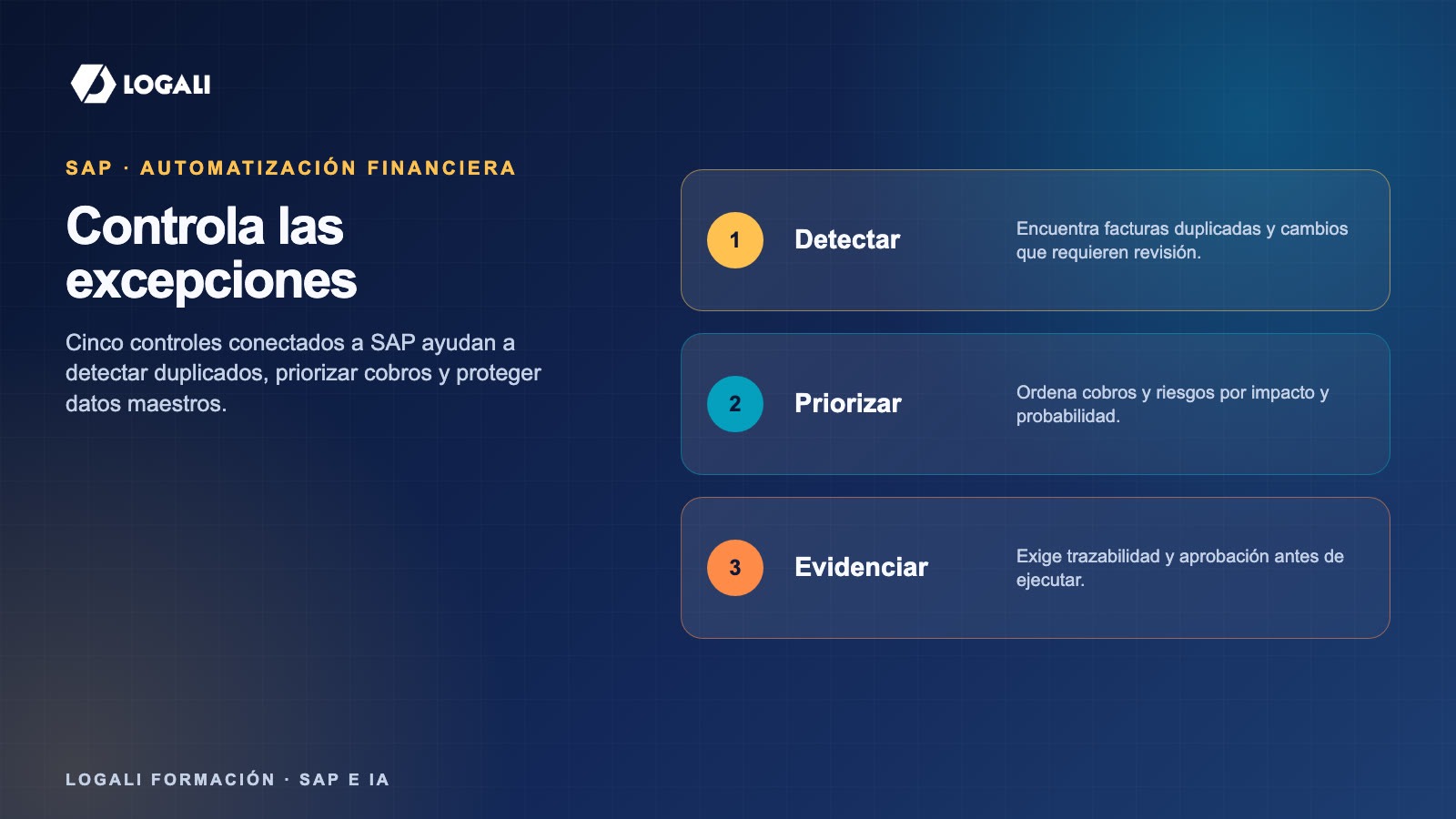 Flujo práctico sobre controles financieros SAP