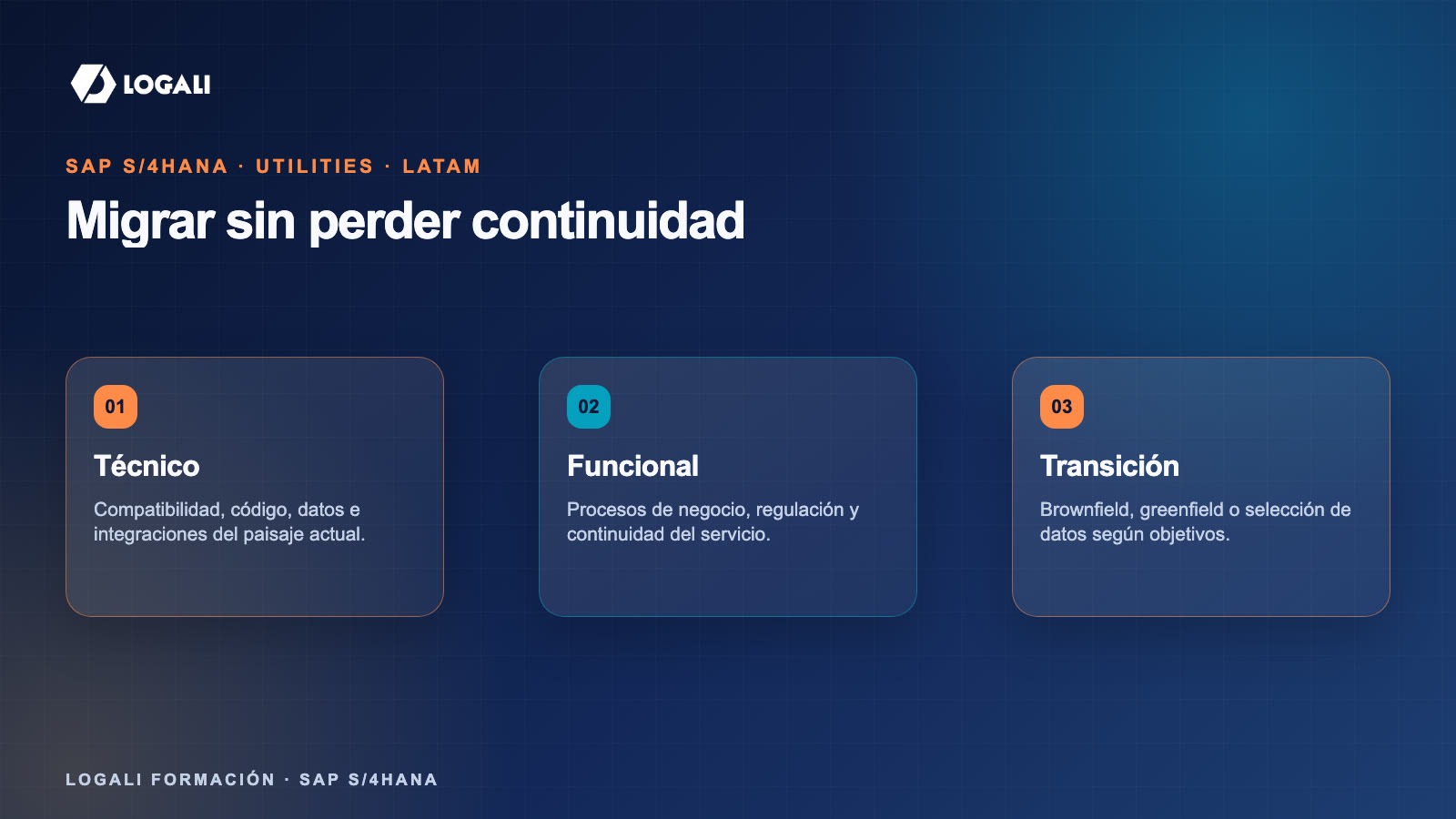 Conceptos clave sobre migración SAP S/4HANA Utilities LATAM