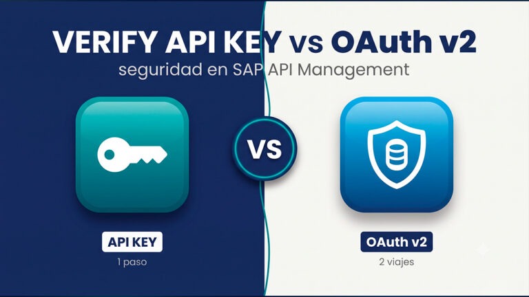 API Key vs OAuth 2.0 en SAP API Management