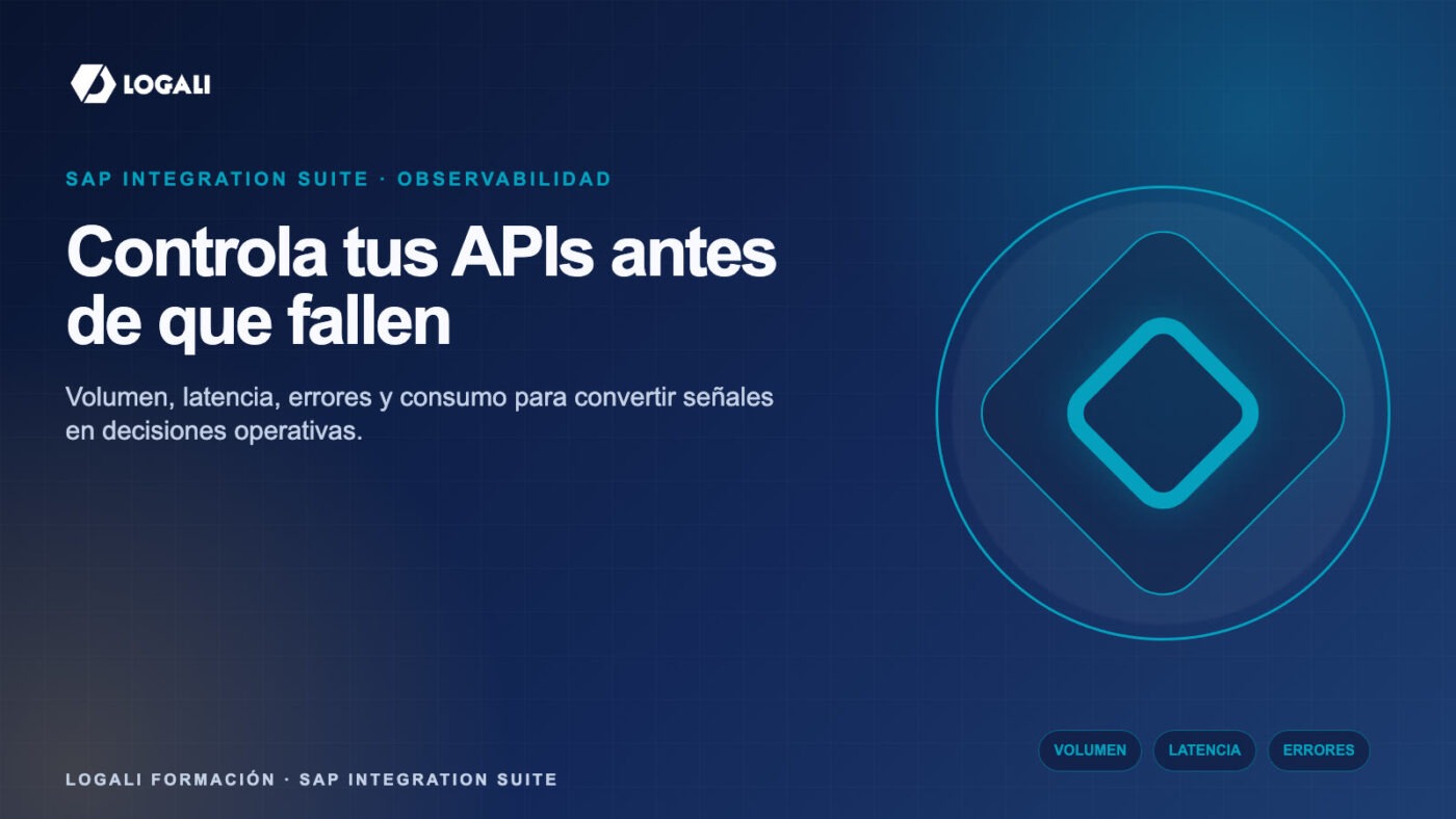 Panel de monitorización de APIs en SAP Integration Suite