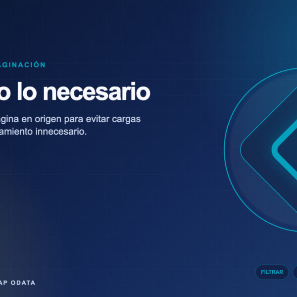 OData en SAP: filtra en origen y controla la paginación - portada
