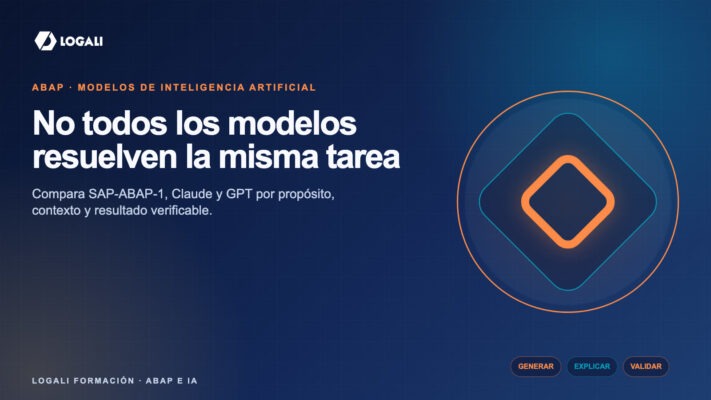 Comparativa conceptual entre SAP-ABAP-1, Claude y GPT para tareas ABAP