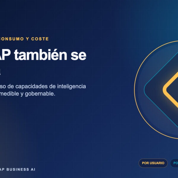 Unidades de inteligencia artificial de SAP representadas como fichas de consumo