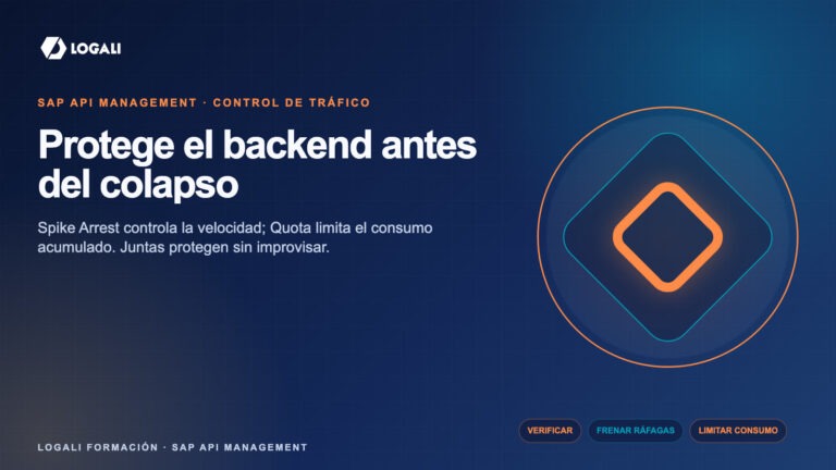 Spike Arrest y Quota: protege APIs SAP del tráfico excesivo