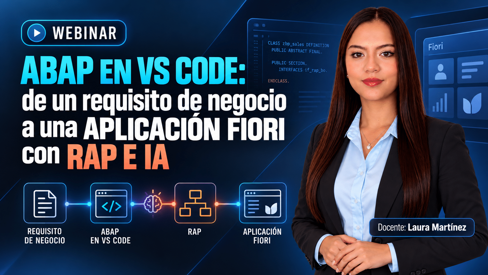 ABAP en VS Code: de un requisito de negocio a una aplicación Fiori con RAP e IA