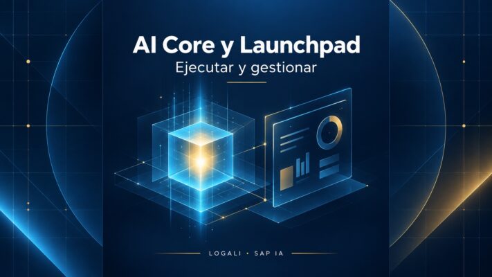 SAP AI Core y AI Launchpad: ejecutar y gestionar cargas de inteligencia artificial.