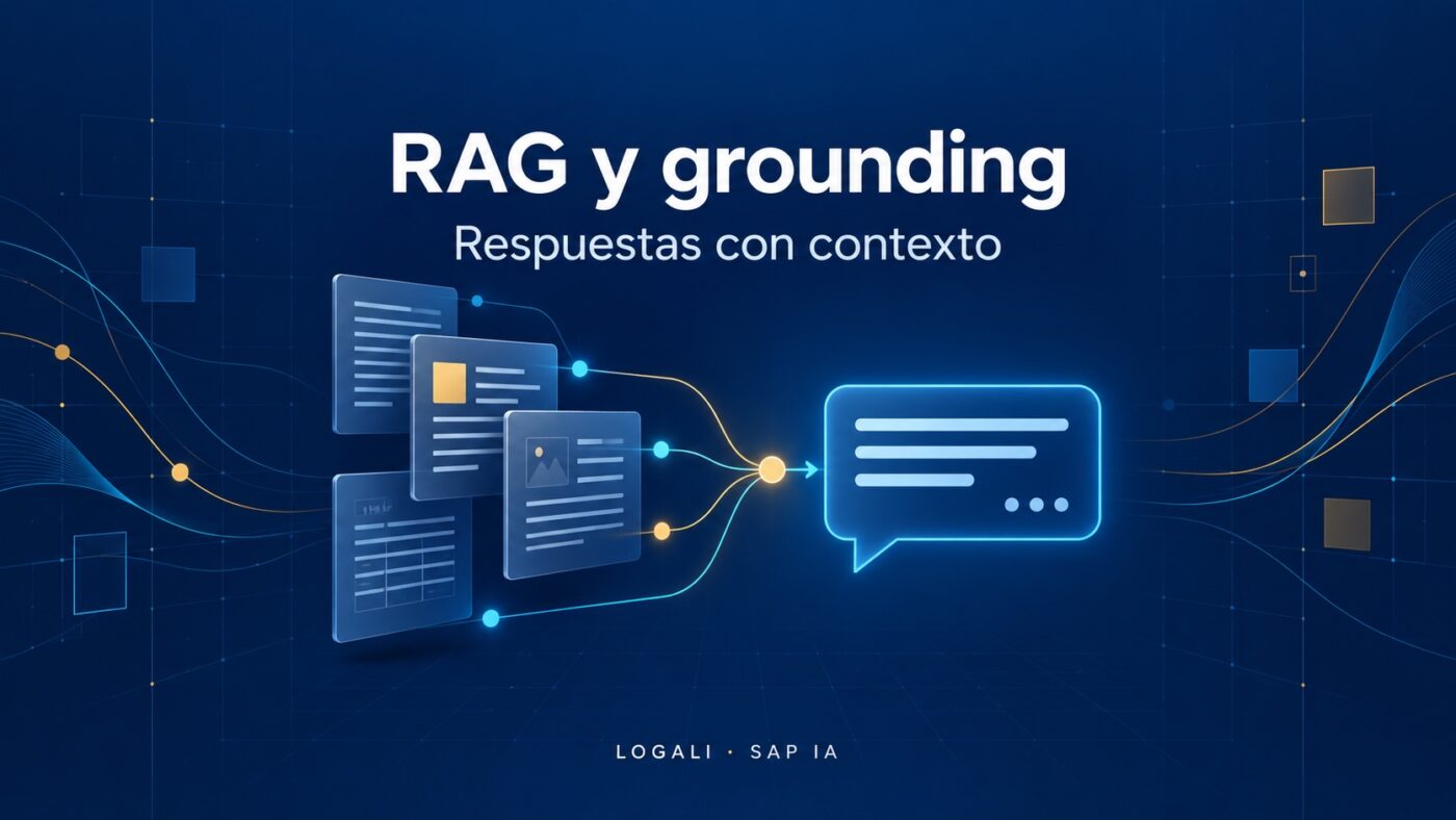 RAG y grounding: recuperación de conocimiento para respuestas con contexto.