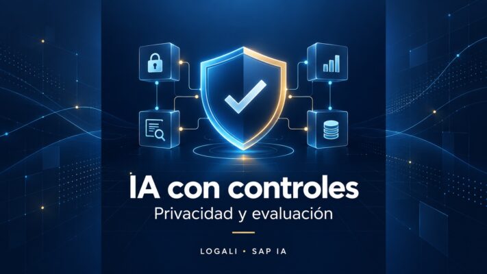 IA con controles: privacidad y evaluación en procesos SAP.